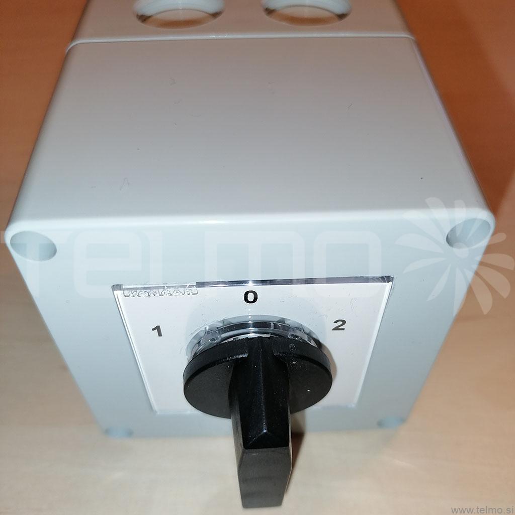 Grebenasto stikalo 1-0-2 v ohišju - Končar Grebenasto stikalo 1-0-2 v ohišju - Končar